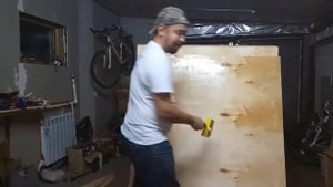 Покраска фанеры силором и подготовка к сборке емкости под воду