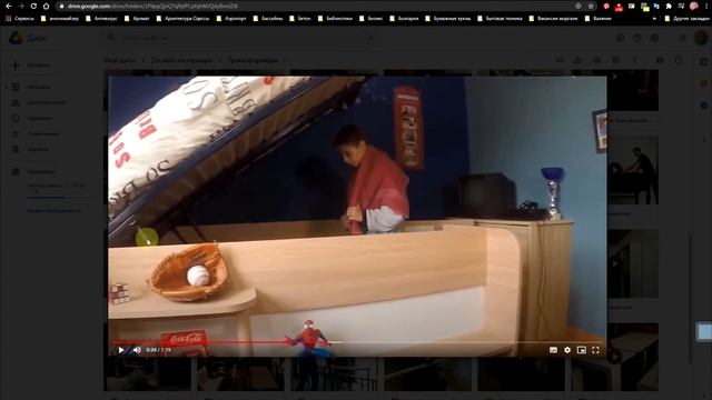 Дизайн интерьера. Консультация. Маленькая, узкая спальня в хрущевке. Самара. Расстановка мебели. Ч. смотреть онлайн