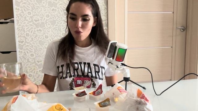Мукбанг бургер кинг #asmr #asmreating #mukbang #мукбанг