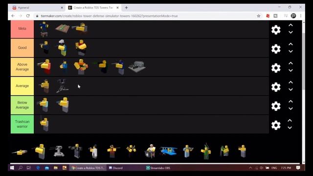 An OUTDATED TDS Tier List | Roblox Tower Defense Simulator смотреть онлайн