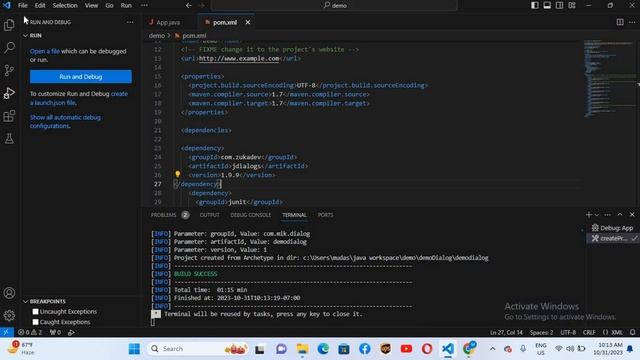 How to setup Maven Project in Visual Studio Code | Using VSCode for Java Maven Project|Maven Projec смотреть онлайн