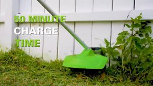 Триммер аккумуляторный Greenworks GD60LT, 60V, с бесщеточным двигателем