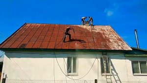 Металлическая кровля.Удаление ржавчины.Очистка.Покраска.           www.чисткакрыш.бел