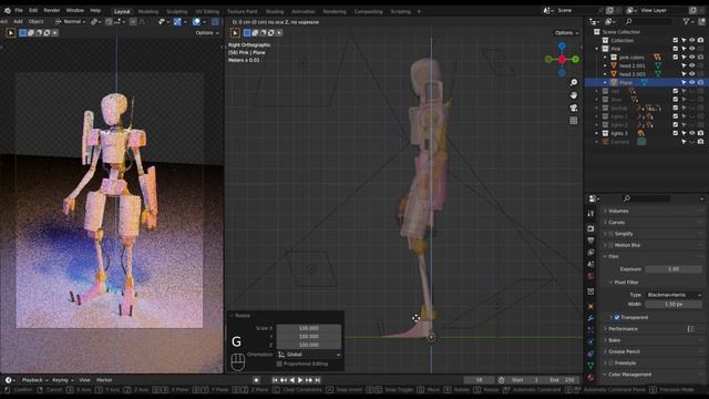 Рендер тени на отдельном слое в Blender смотреть онлайн