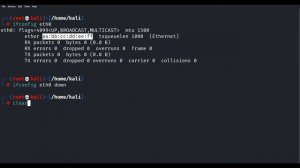 Change MAC address with Terminal [Linux][Command Line]