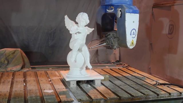 Изготовление скульптуры ангела из мрамора смотреть онлайн