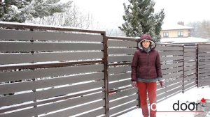 Отзыв клиента - Забор из доски ДПК
