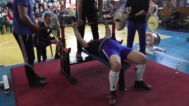 514 Стефанов Виктор. Жим лежа 95 кг. Кубок Украины 2015 (UPC) смотреть онлайн