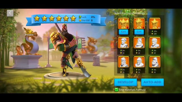 Rise of kingdoms - My first 6 star legendary commander
