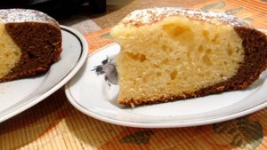 ДВУХЦВЕТНЫЙ КЕКС В МУЛЬТИВАРКЕ