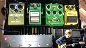 WAY HUGE Green Rhino MkIV, T-REX Moller 2, IBANEZ TS9, BOSS SD-1 - OVERDRIVE Pedal COMPARISON