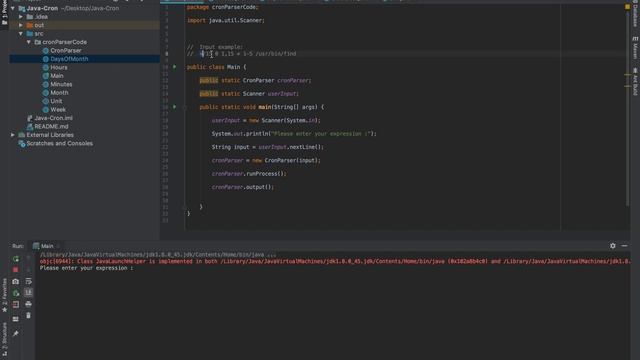 Java Cron Parser смотреть онлайн