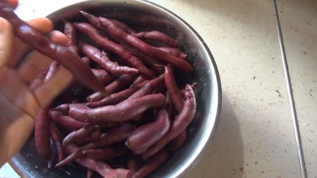 Сорт батата "Перпл", мелкие клубни. Распродажа. смотреть онлайн