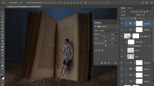 Create a Glowing Book Manipulation Effects - Photoshop