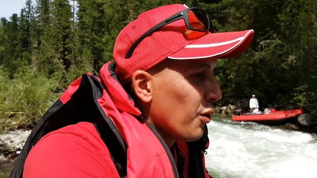 Малый Абакан, средний водопад каньона взят! смотреть онлайн