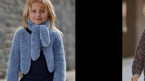 Модели вязания для детей из фактурной и меланжевой пряжи(crochet)