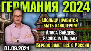 Германия 2024. Шольцу нравится быть канцлером, Вайдель разнесла Шольца