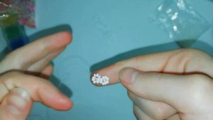 кольцо из бисера/ромашки из бисера