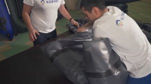 Как сложить ПВХ лодку в сумку