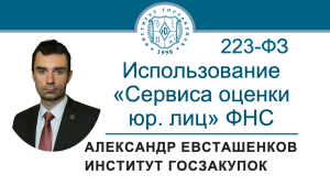 Использование «Сервиса оценки юридических лиц» ФНС России в закупках по Закону № 223-ФЗ, 20.06.2024