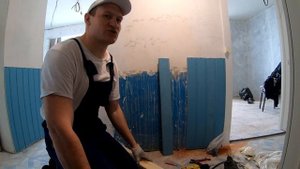 Отделка прихожей вагонкой , ремонт своей квартиры !