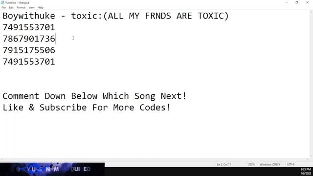 BOYWITHUKE - TOXIC ROBLOX MUSIC ID/CODE *JANUARY 2022* *WORKING* | all my friends are toxic смотреть онлайн