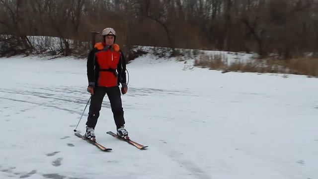 Волгоградский Карлсон на лыжах. смотреть онлайн