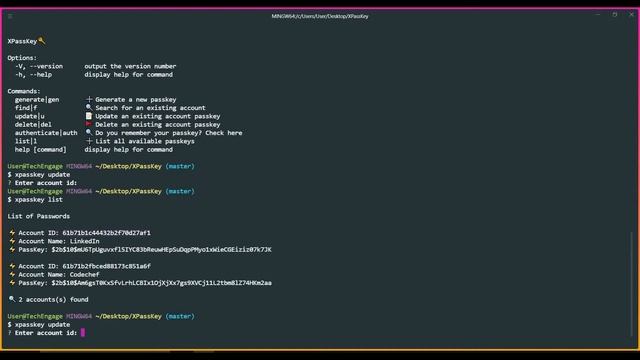 XPassKey  Project Demonstration