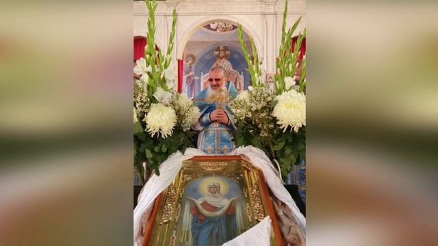 Слово после литургии в день праздника Покрова Пресвятой Богородицы, Архимандрит Амвросий, 14.10.202 смотреть онлайн