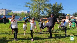 «Зарядка со стражем порядка» в Областном социально-реабилитационном центре для несовершеннолетних