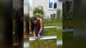 Собираю оцинкованную грядку (тёплая грядка)