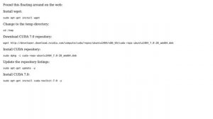 Ubuntu: Install CUDA 7.0 on Ubuntu 14.04.2 (2 Solutions!!)