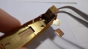 Сборка корабля в бутылке Golden Yacht Amati. Часть 2