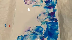 Цветы в технике Акриловая заливка, КРАСКА БЕЗ СИЛИКОНА. Acrylic Fluid Pouring_ Abstract Art