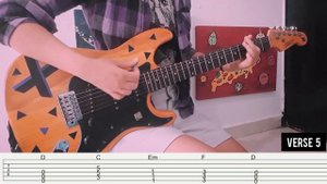 Stray Kids - DOMINO ( Guitar Cover WITH TABS ) (스트레이 키즈)