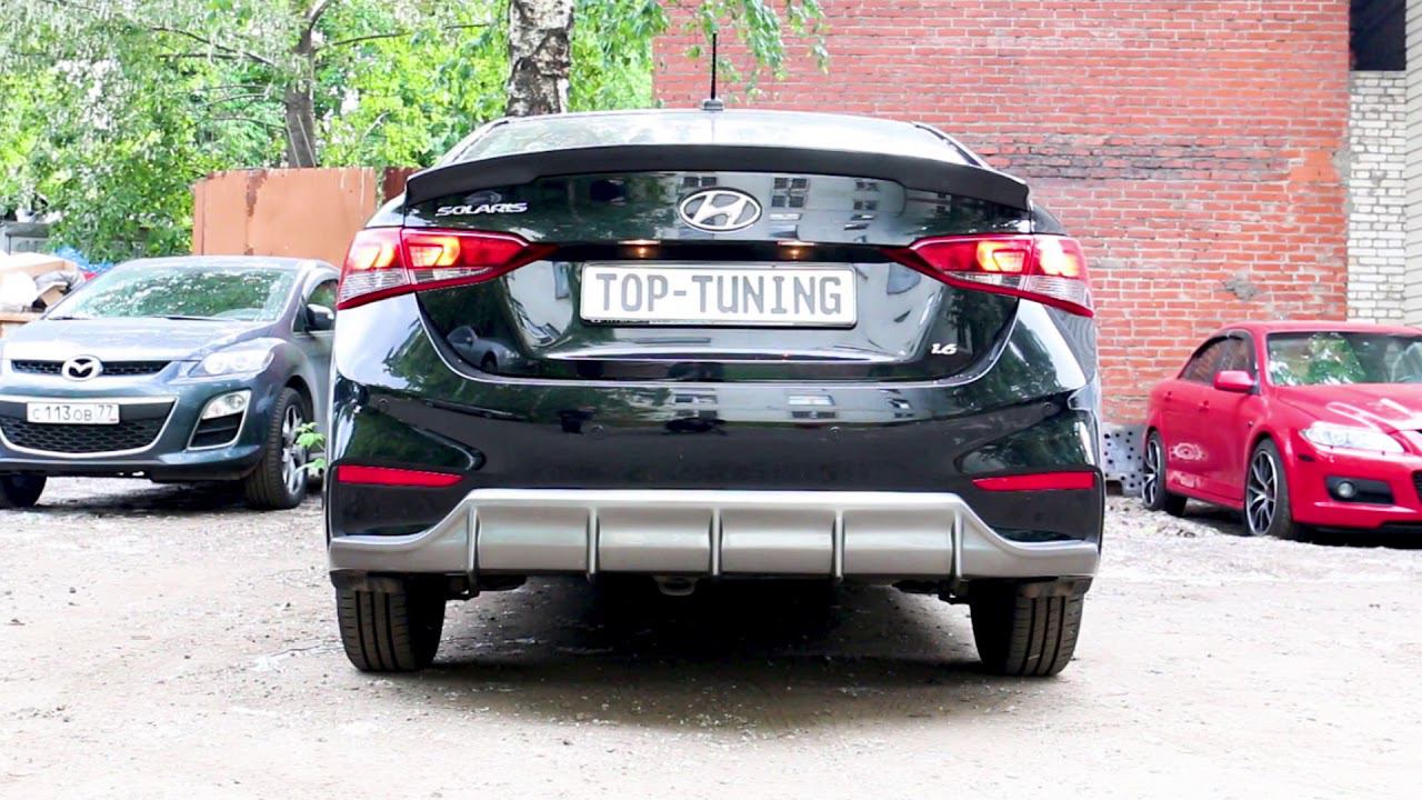 Тюнинг обвес для Hyundai Solaris 2