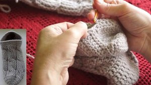 Следки  4 часть обвязка( 2 способа) knitting sledkov (В №35)