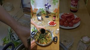 Наивкуснейший грибной суп и рыба.