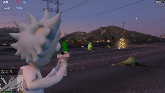 Grand Theft Auto V Rick and Morty mod смотреть онлайн