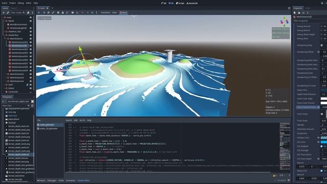 Godot 4 Stylized Water Even More Progress смотреть онлайн