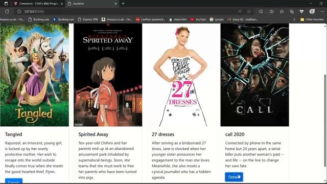 Commerce project2 CS50's Web Programming with Python and JavaScript смотреть онлайн
