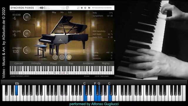 Synchron Pianos by VSL - Testing Concert D-274 - Yamaha CFX - Bösendorfer Imperial - Blüthner 1895 смотреть онлайн