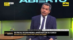 Jorge Bogarín apartó de su cargo a ex fiscal