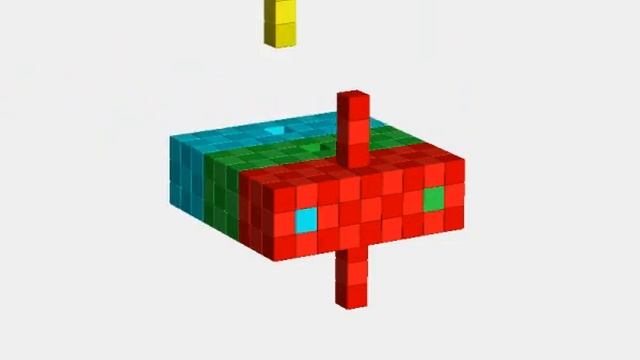 Авторская деревянная головоломка Андрея Устюжанина "Кубик с отверстиями и штырьками" 110 смотреть онлайн