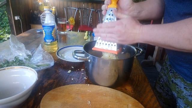 Хычин на мангале| Осетинский пирог на сковороде | Самый простой рецепт