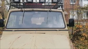 установка противотуманок в экспидиционный багажник на Луаз