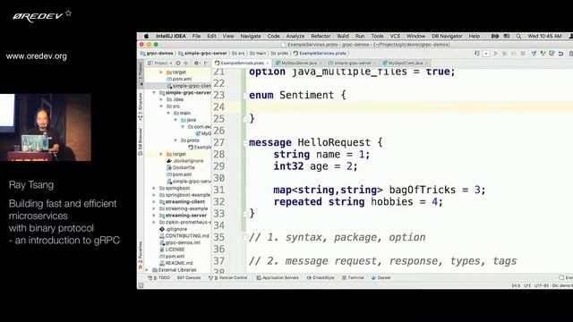 Øredev 2017 - Ray Tsang - Building fast microservices with binary protocol - introduction to gRPC смотреть онлайн