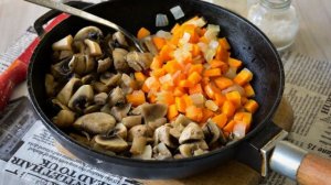 Грибная икра с морковью и луком