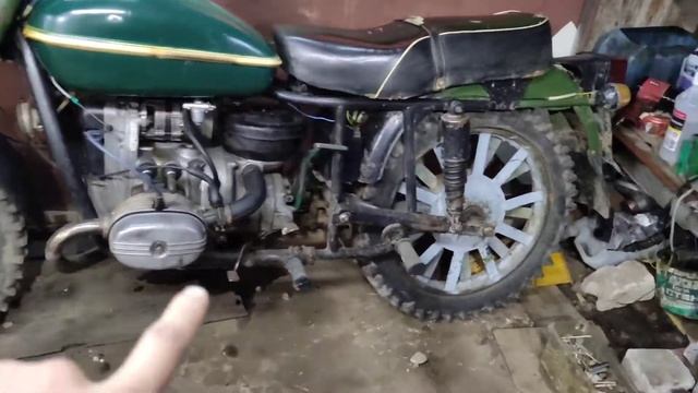 установка защиты ног и коляски от зелёного Урала смотреть онлайн