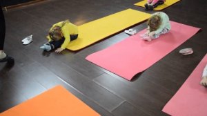 Младшая группа по гимнастике в зале на Рижском 20.02.2017